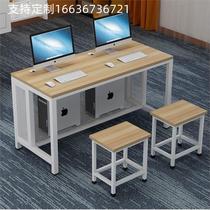 School computer room computer room single and double computer desks multimedia training class desktop custom exam computer desks and chairs