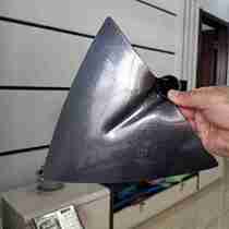 Manganese steel triangle hoe quenching one-piece trenching hoe ridge hoe sharp-angle pick loose soil digging trench hoeing agricultural land