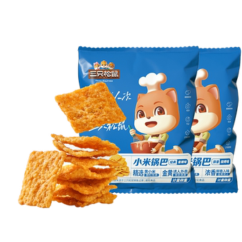 Three squirrels_millet crispy rice crisps 30gx8 bags