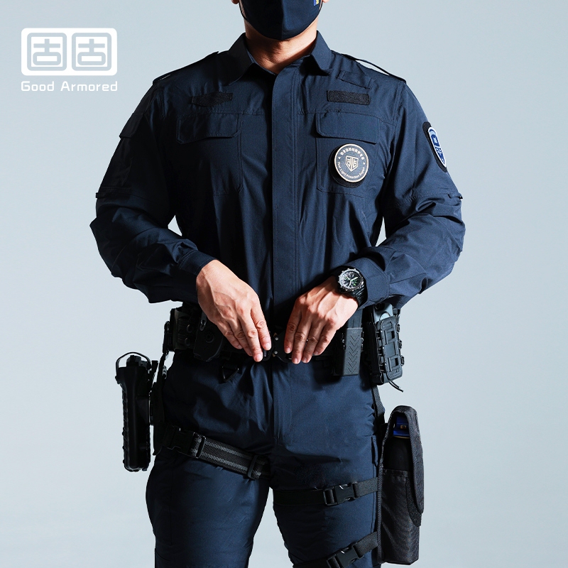 Gugu Flagship [Navy Blue] Quick-Drying Training Uniform Set Outdoor Combat Training Uniform Wear-Resistant Tactical Duty Instructor Uniform