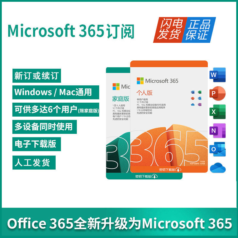 Microsoft office365 home edition, authentic key allows you to say