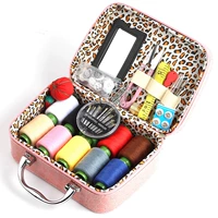 Качественный набор для шитья и ниток (розовая коробка)