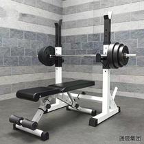 Xinjiang Tibet bench press rack household squat rack barbell rack household equipment free weight bench integrated one-piece
