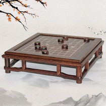 Bendelass chicken wing wood chess and go table solid wood chessboard table wooden Chinese short chess table mahogany bay window table