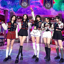ive girl groups same style singing costumes Zhang Yuanyings performance costumes jazz dance performance costumes kitsch baseball uniforms Korean dance