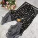2023 Autumn and Winter Fashion Artistic Floral Scarf Versatile Ethnic Style Retro Long Sunscreen Shawl Outerwear Silk Scarf for Women