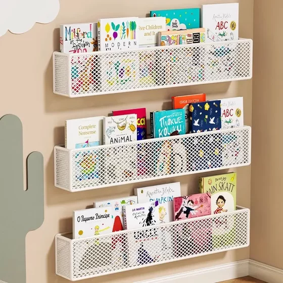 Cracked Storage Rack Multi-Layer Narrow Bookshelf Behind Home Door Kitchen Wall Storage Display Wall Cabinet Bathroom Storage