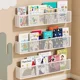Cracked Storage Rack Multi-Layer Narrow Bookshelf Behind Home Door Kitchen Wall Storage Display Wall Cabinet Bathroom Storage