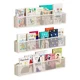 Cracked Storage Rack Multi-Layer Narrow Bookshelf Behind Home Door Kitchen Wall Storage Display Wall Cabinet Bathroom Storage