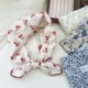 Silk Scarf for Women, Original Design, Cute Cat, Pure Cotton Square Scarf, Korean Style, Versatile, Sun Protection, Headscarf, Neck Protector, Spring and Summer