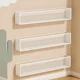 Cracked Storage Rack Multi-Layer Narrow Bookshelf Behind Home Door Kitchen Wall Storage Display Wall Cabinet Bathroom Storage