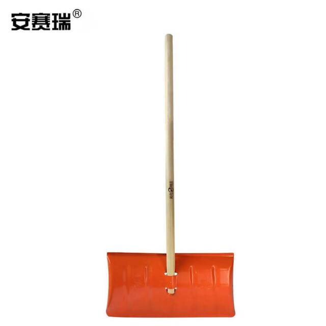 Anserui Steel Snow Shovel, All-Steel Snow Shovel, Road Snow Removal Shovel, Material Shoveling Shovel, Snow Cleaning Tool 10229