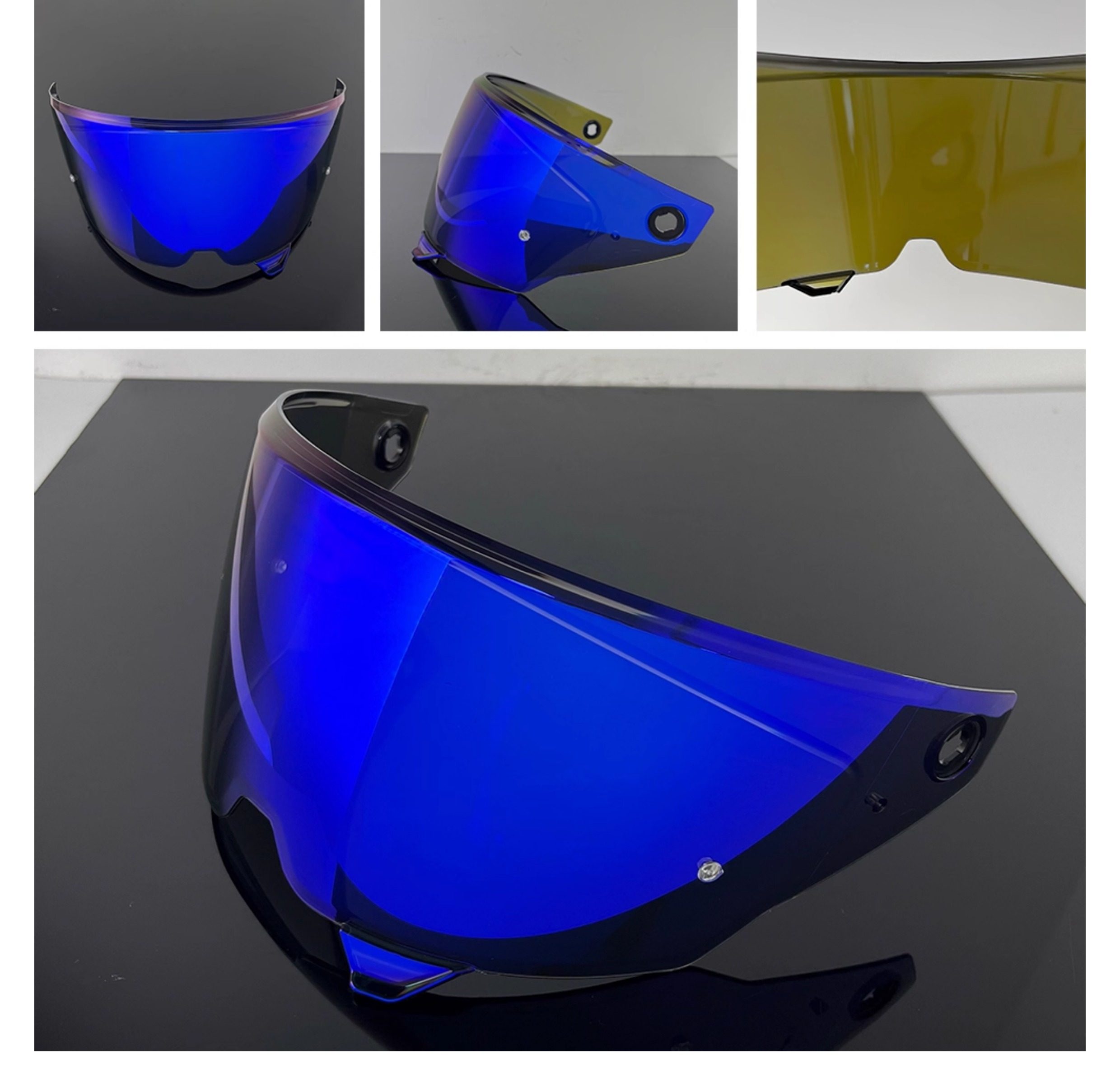 Suitable for American Ilm Helmet Lens Mf509 Lens Electroplated Mirror Day and Night Universal Sun Protection Uv Windshield
