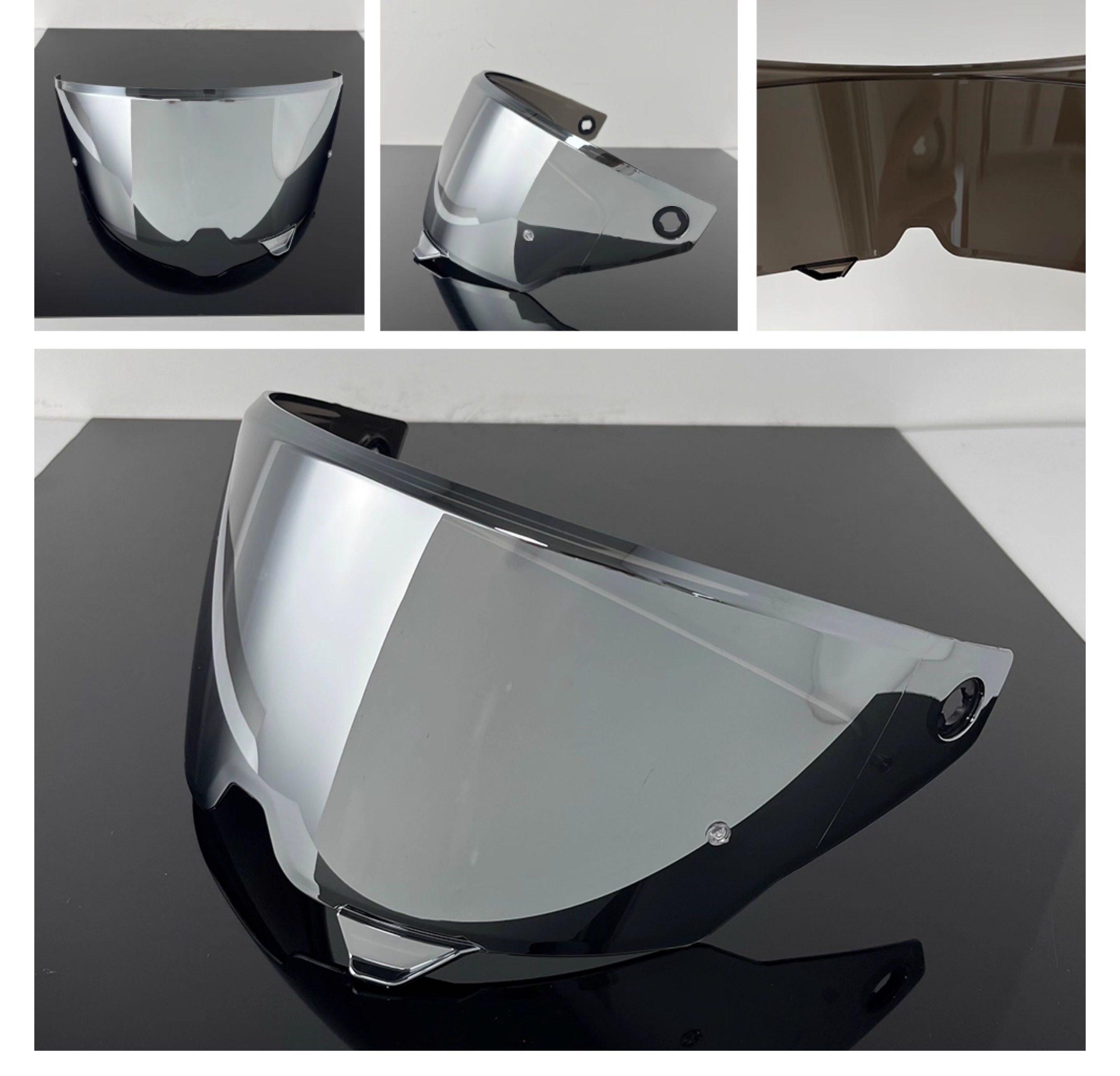 Suitable for American Ilm Helmet Lens Mf509 Lens Electroplated Mirror Day and Night Universal Sun Protection Uv Windshield