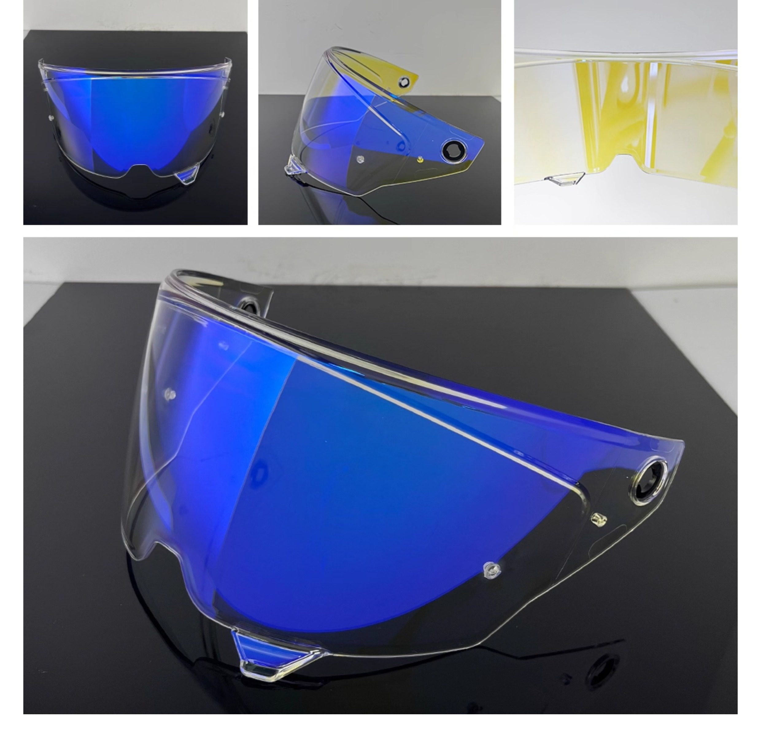 Suitable for American Ilm Helmet Lens Mf509 Lens Electroplated Mirror Day and Night Universal Sun Protection Uv Windshield