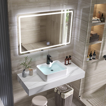 Brief Bath Room Cabinet Combined Toilet Wash Terrace Modern Guest House Wall-mounted Washbasin Washbasin Wash Basin