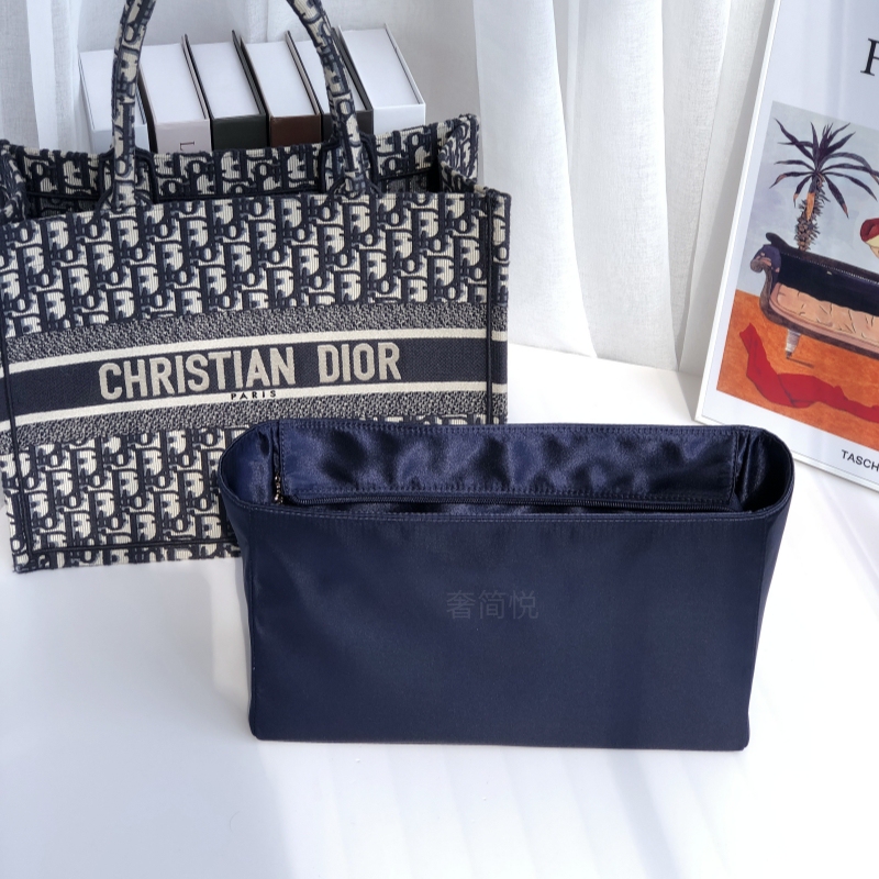Luxurious and Simple, Suitable for Dior Book Tote Acetate Satin Inner Bag Shopping Bag, Lightweight Storage