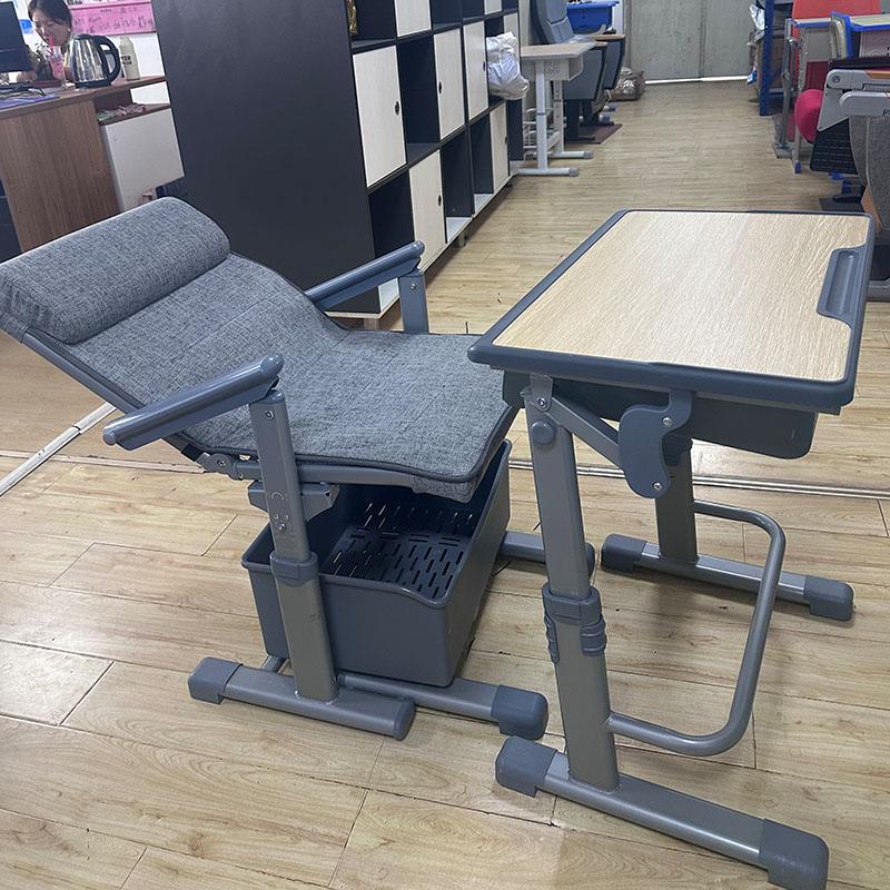 School Desks and Chairs for Primary and Secondary School Students during Lunch Break, Foldable and Multifunctional Tables and Chairs for Tutoring Classes and Training Classrooms