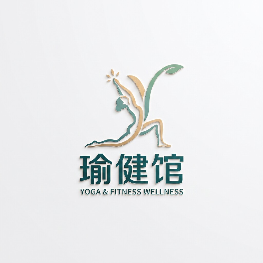 瑜健馆的LOGO