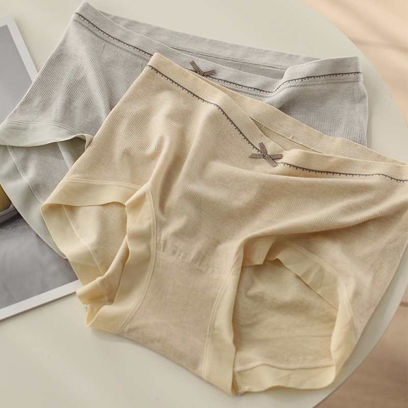 Comfortable to Wear and Don'T Want to Take Off~ Feel Comfortable with Seamless High-Elastic Leggings, Nude Modal Cotton Antibacterial Mid-Waist Shorts for Women