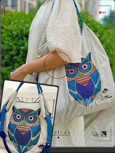 Японский вместительный и большой шоппер, сумка через плечо