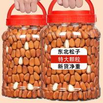 Pine Nuts 2023 New Arrival Extra Large Opening Northeastern Pine Nuts 500g Hand Peeled Fresh Nuts and Dried Fruits in Bulk