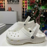 Crocs, Tide, мультяшные сандалии для влюбленных, нескользящая пляжная обувь на платформе