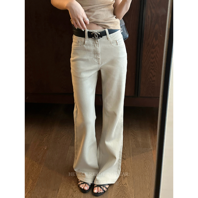 Black Bean Hum Hum Long-Legged O'Neill* Lyocell Slim-Fit Jeans for Women, Vintage Mid-High Waist Flared Pants Black Bean Hum Hum Long-Legged O'Neill* Lyocell Slim-Fit Jeans for Women, Vintage Mid-High Waist Flared Pants