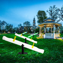 Colorful luminous seesaw childrens double indoor and outdoor large Internet celebrity facilities playground activity toys Zhejiang