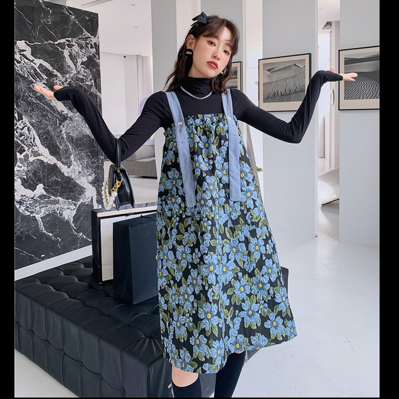 孕妇摄影花裙新潮流:纯欲风演绎仙气孕期之美