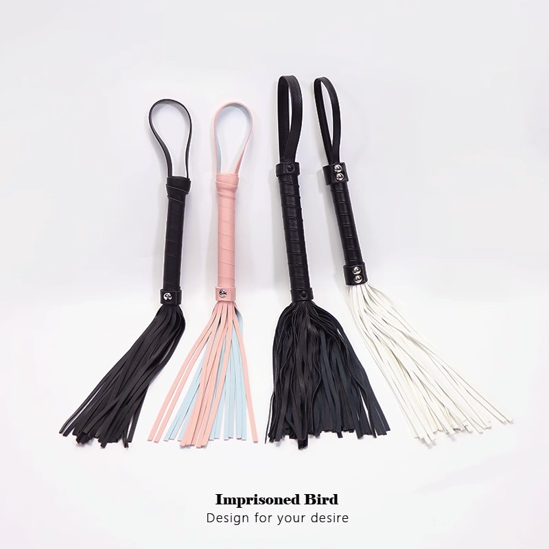 SP Tool Loose Whip Small Leather Whip Small Circle Practice Tool New Hands Without Pain Macaron Pink Black Whip Cage Midbird-Taobao