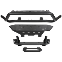 Tank 400hi4-t black diamond bullbar off-road modified front bumper spotlight lower guard plate modification special winch rack