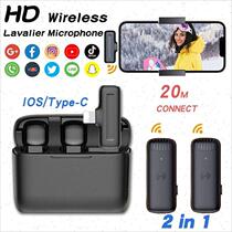 J12 Portable Wireless 20M Lavalier Microphone Transmitter an