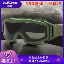 Russian Tactical Glasses RK3 series bulletproof shooting goggles anti - fog desert locust anti - impact sand