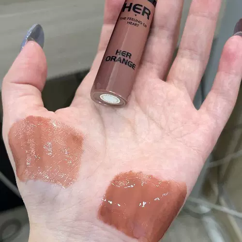 Масло, витаминизированный блеск для губ, помада, зеркальный эффект, с эффектом пухлых губ