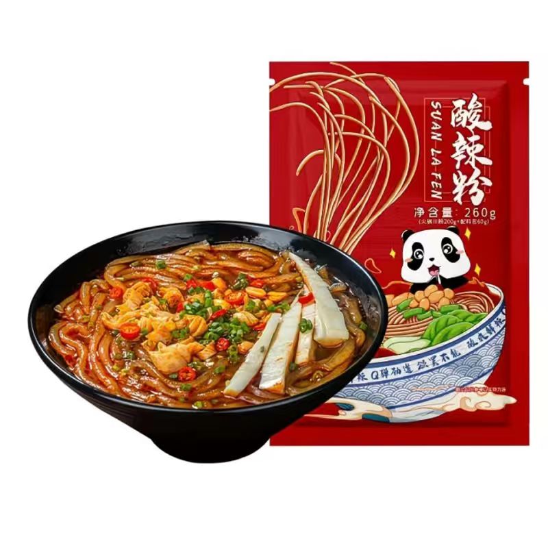 四川正宗酸辣粉袋装水自煮冲泡速食红薯粉螺蛳粉重庆粗湿粉粉丝装