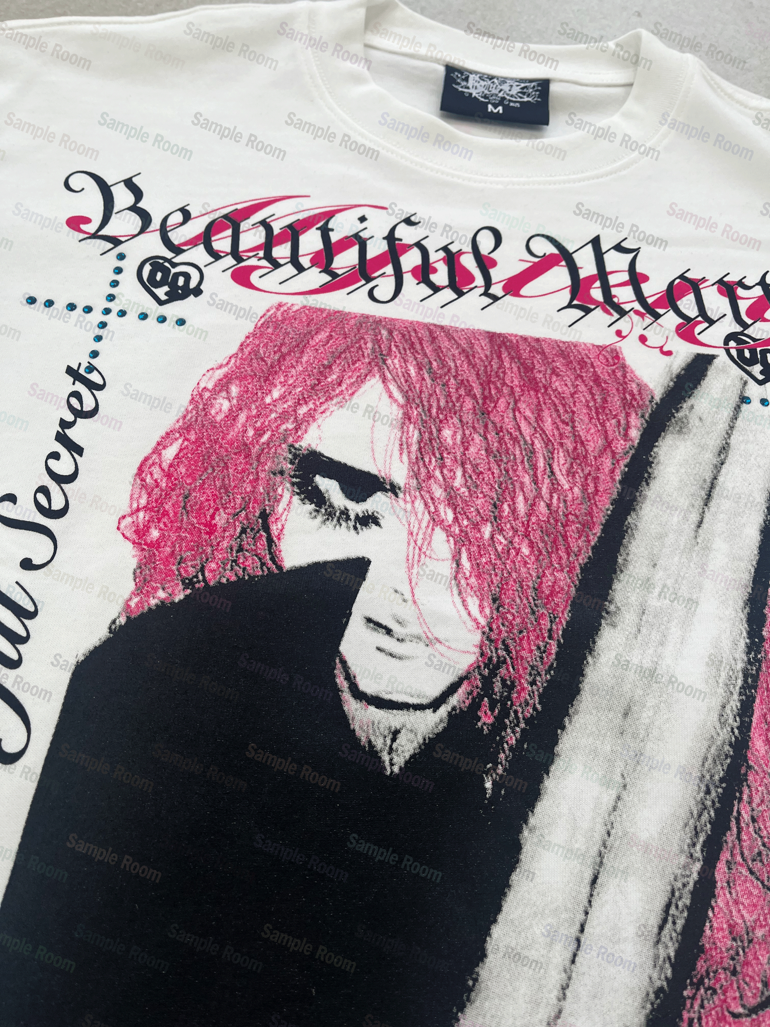 Bladee martyr tour T-shirt x draingang круглый вырез печать Футболка, 无品牌/无注册商标 