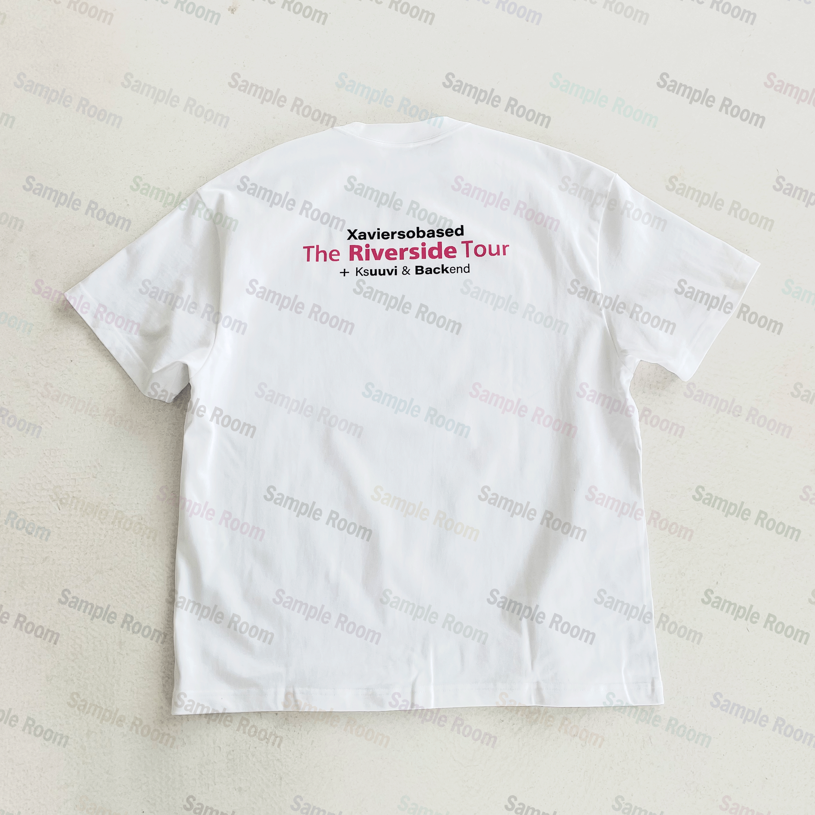 Xaviersobased 2.0 Riverside Tour Merch свободный стиль аниме круглый вырез с принтом