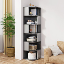 Bookshelf floor simple small home living room corner bookcase bedroom narrow slit storage cabinet storage rack cabinet