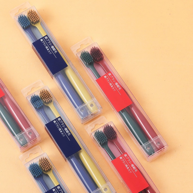 (shake-in-heat-style) lovers toothbrush small frescoed style soft hair deep cleaning of the tooth slit the gums oral cavity-Taobao