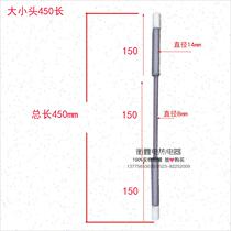 Silicon carbon rod equal diameter thick end type 450 length 500 length 600 length high temperature furnace muffle furnace with ceramic heating