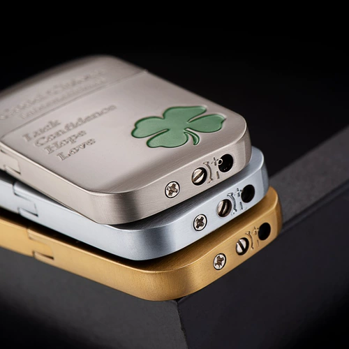 Надувной счастливый клевер, металлическая зажигалка