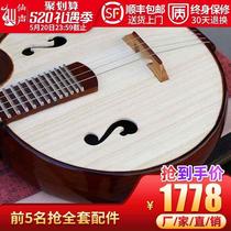 Among the new musical instruments ethnic plucked instruments Ruan Yahuali plain steel twisted shaft