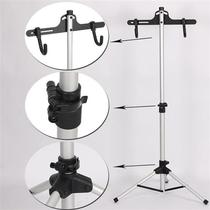 Bicycle parking rack mountain road self-retractable bicycle hanger display rack triangle vertical adjustable repair