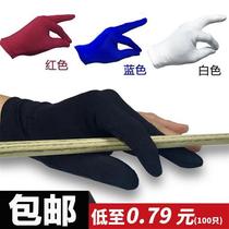 Billiards gloves three-finger gloves for billiards special fingerless gloves one-size-fits-all unisex gloves