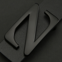 Heilan Home Official Flagship Store Mens Belt Genuine Leather Belt Smooth Buckle Fashion Business Youth Belt