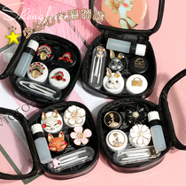 Xiaomi contact lens case cute card double companion box shadow care storage myopia multiple pairs of contact lenses box