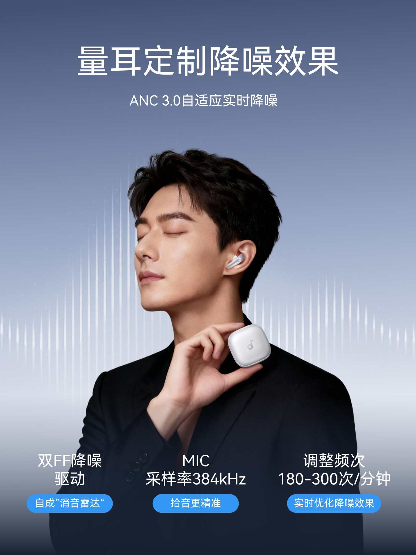 Anker Innovation Soundcore Semi-In-Ear Noise Cancelling Bluetooth Headphones Wireless 2025 New Model Ai Simultaneous Translation High-Quality Sound
