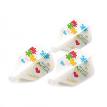 CUESOUL Q beast spring dart pole AK4 flying dart leaf swivel tail fart fitting tail leaf suit white