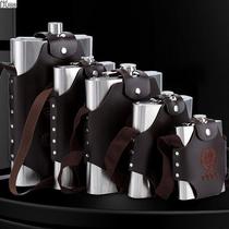 Thickened 304 stainless steel wine bottle 3 5 catties 5 catties 10 catties portable wine bottle Russian wine bottle outdoor portable